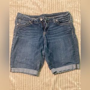 Denim Bermuda Shorts